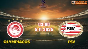 Nhận định bóng đá Olympiacos vs PSV 03h00 ngày 5/11